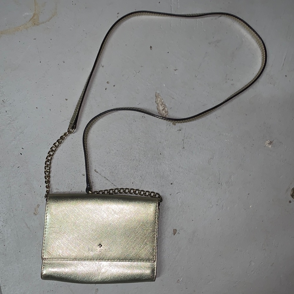 Gold crossbody by Kate Spade